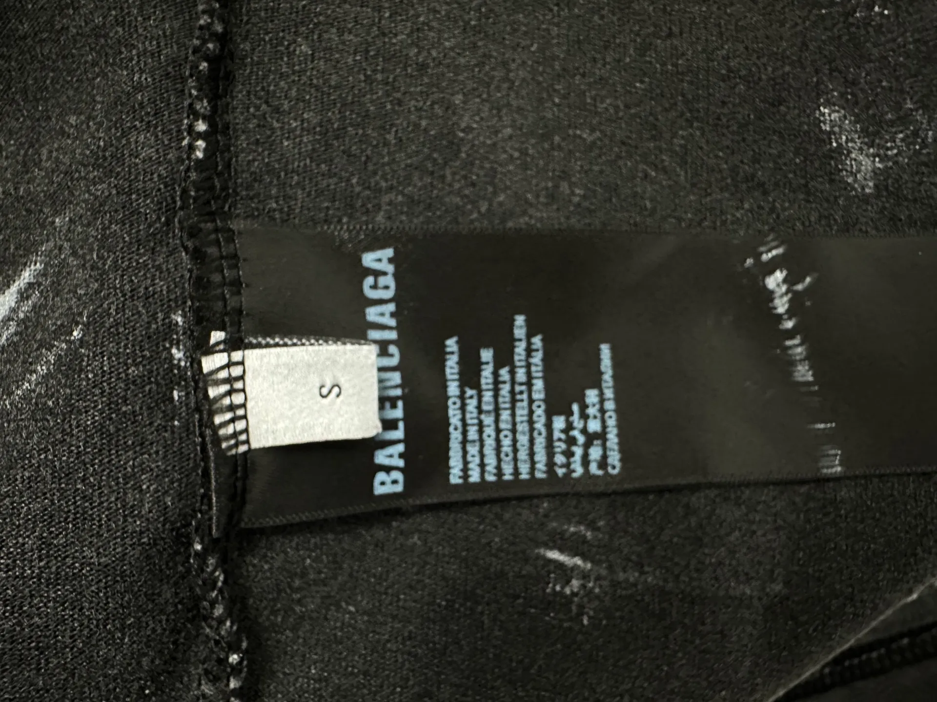 【Balenciaga】 25ss Dark Gray 25ss Series Versatile Same Style Size ：xs-L